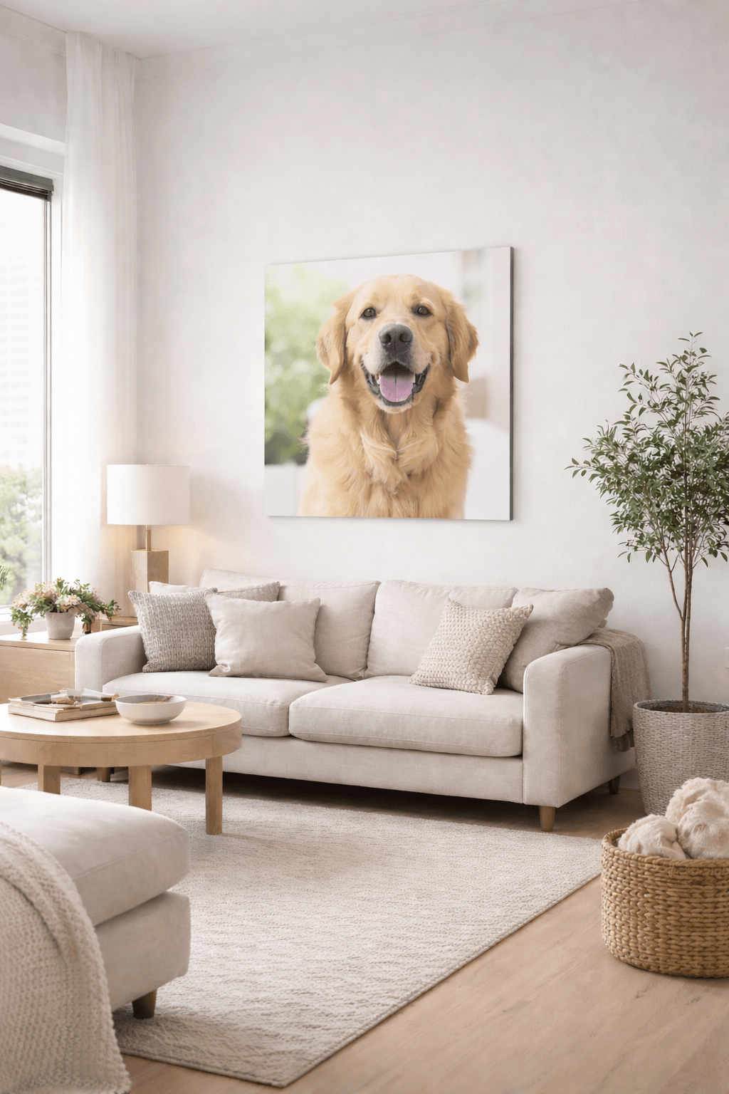 Custom metal frame 12 in × 12 in